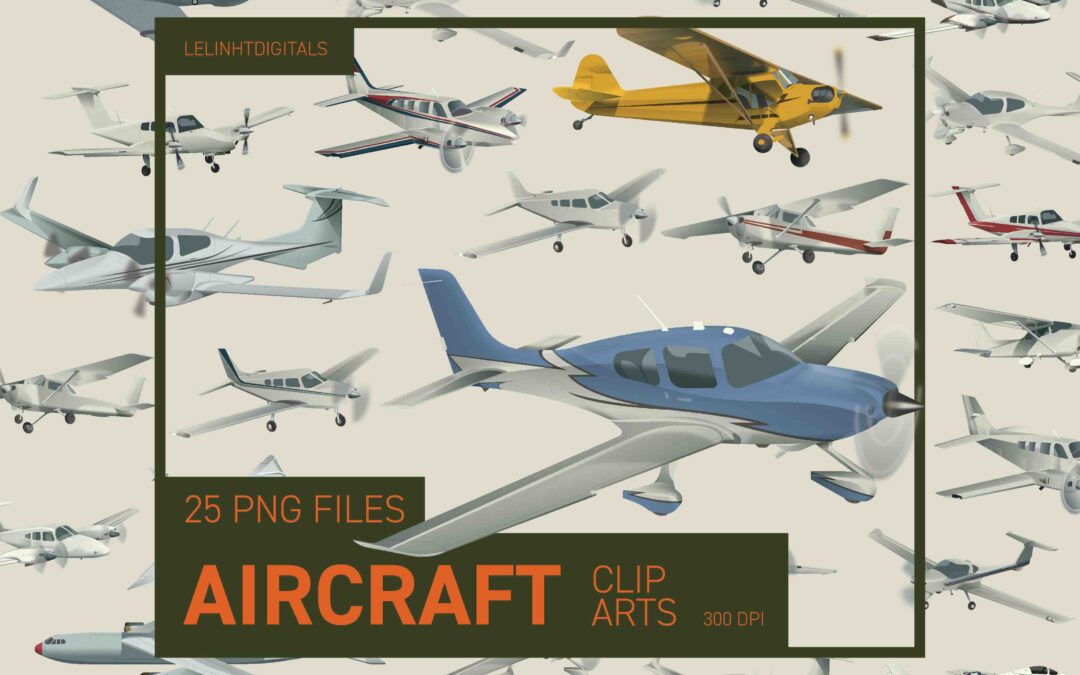 Aircraft Clip Arts | Airplanes | Aircraft | Planes | Travel | Flight Training | Flying | Pilot | Aviation PNG Files