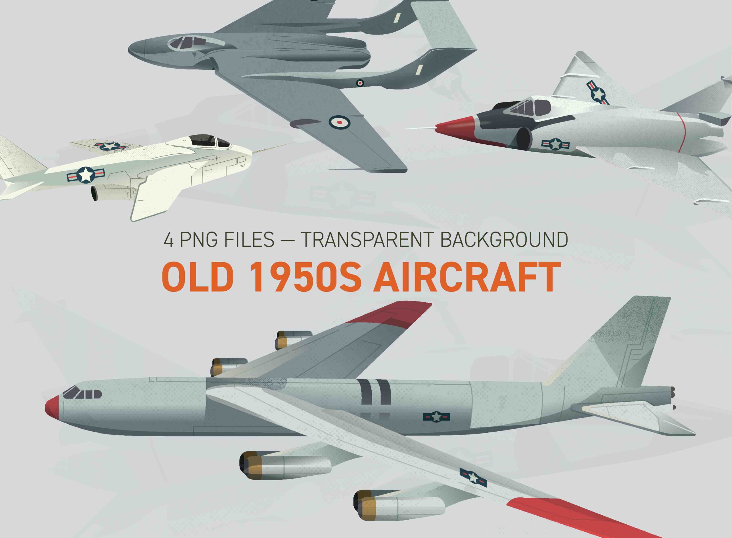 Aircraft-listing-lelinhtdigitals_old-1950s-aircraft-airplane-clip-arts-png-files