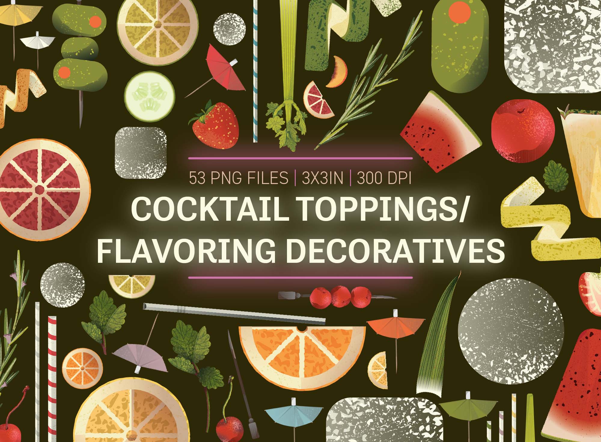 Create-Your-Own-Cocktails-PNG-listing-lelinhtdigitals_cocktail-flavor-topping-decoratives-clip-arts