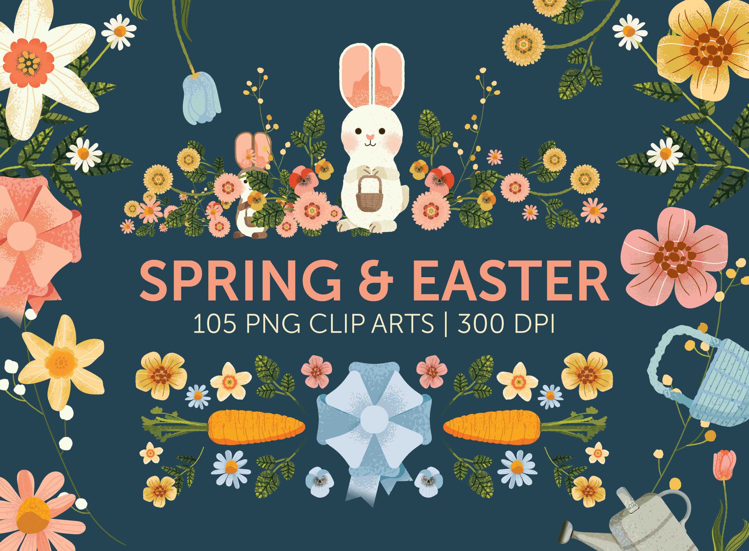 Easter-listing-lelinhtdigitals_Featured-Image-Spring-Clip-arts-Easter-PNG-files