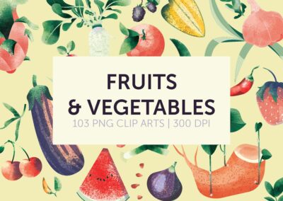 Produce Clip Arts |Fruit Clip Arts |Vegetable Clip Arts | PNG Files